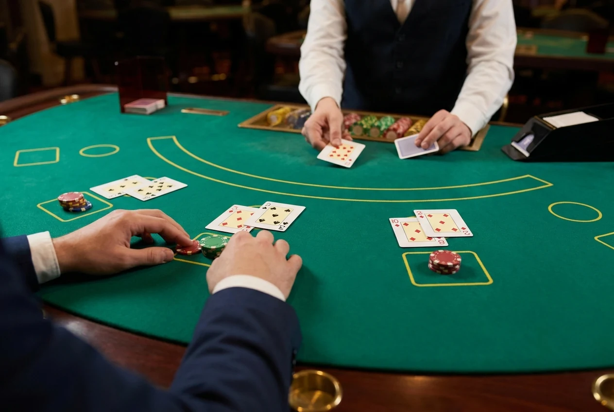 Blackjack Switch bij Lunarspins